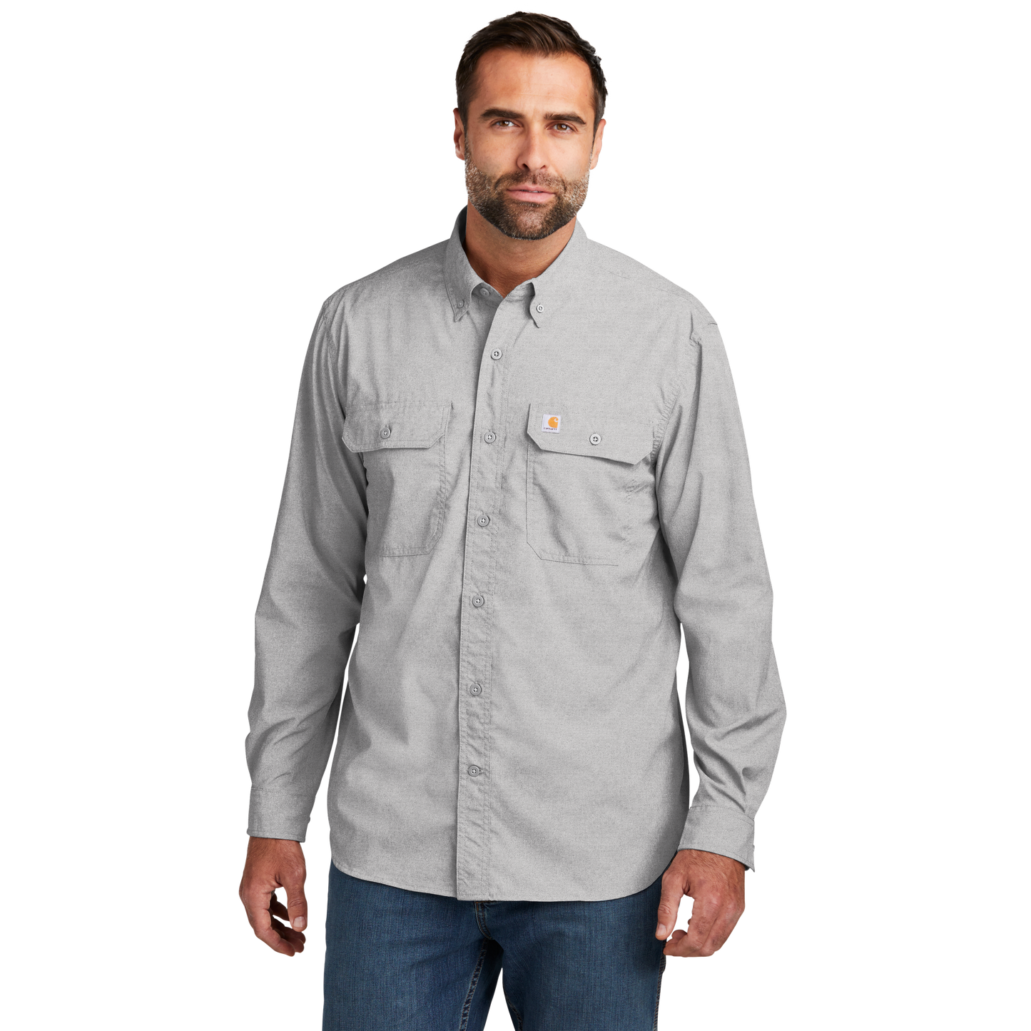 IB2519 Force® Solid Long Sleeve Shirt