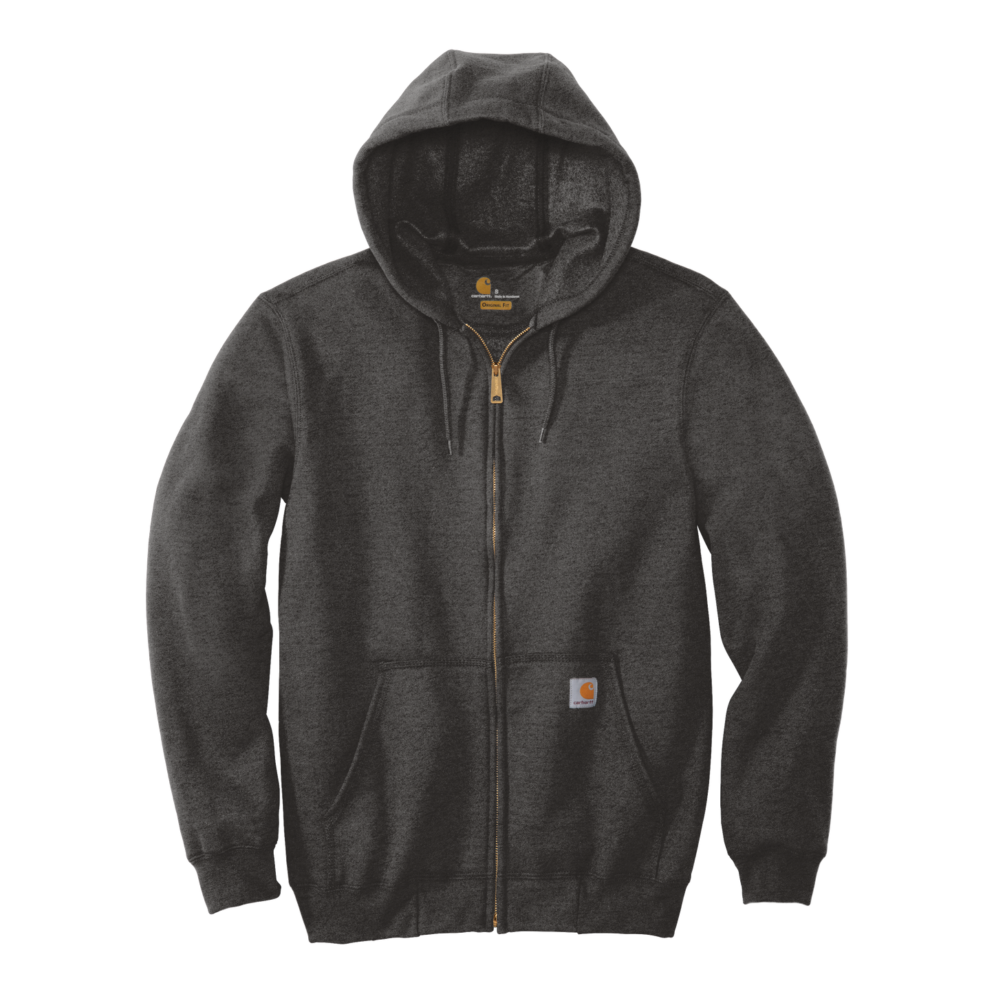 IB2528 Midweight Hooded Zip-Front Sweatshirt