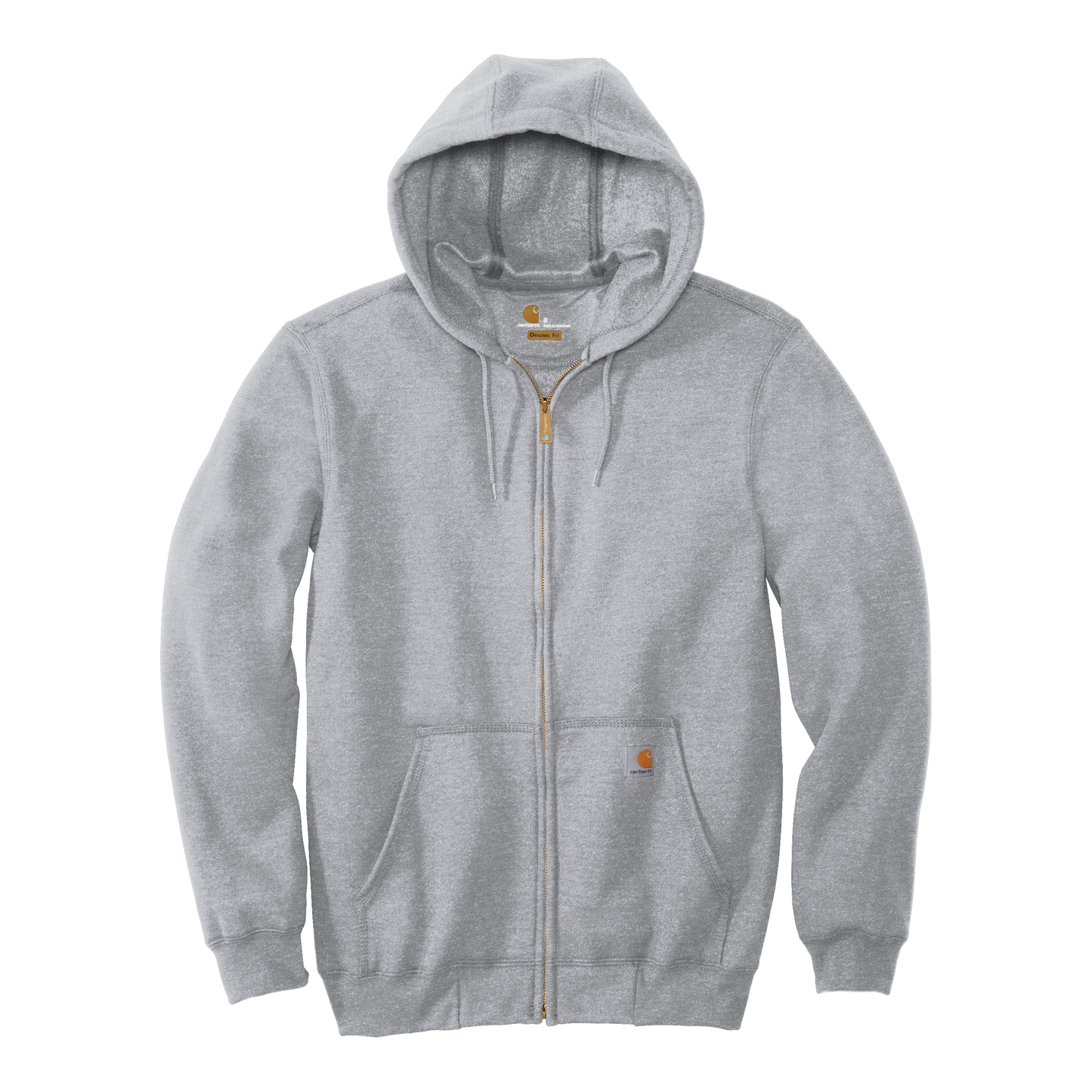 IB2528 Midweight Hooded Zip-Front Sweatshirt