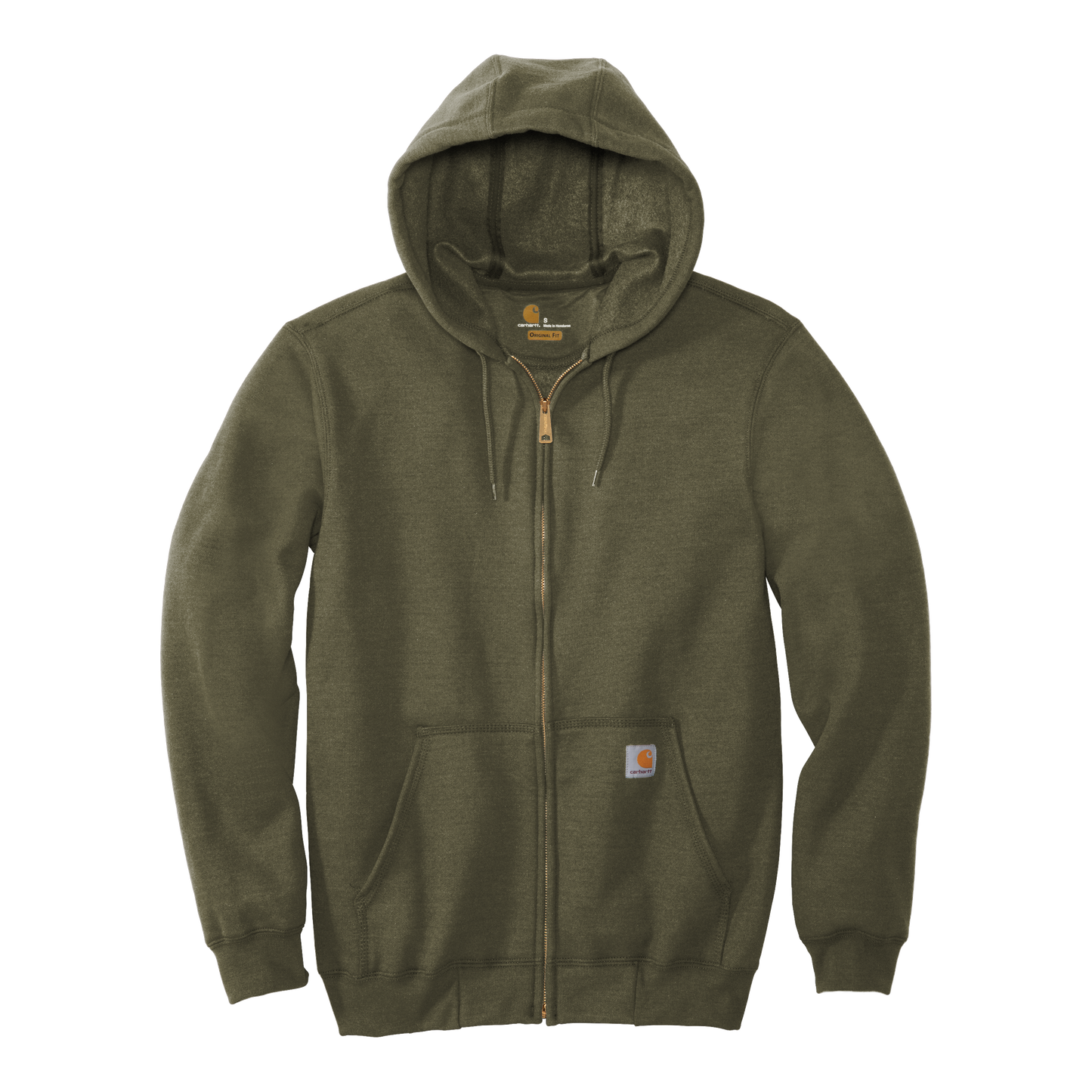IB2528 Midweight Hooded Zip-Front Sweatshirt
