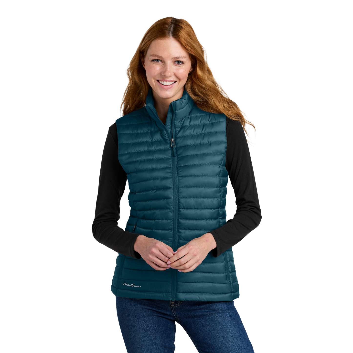 IB2418W Ladies Packable Quilted Vest
