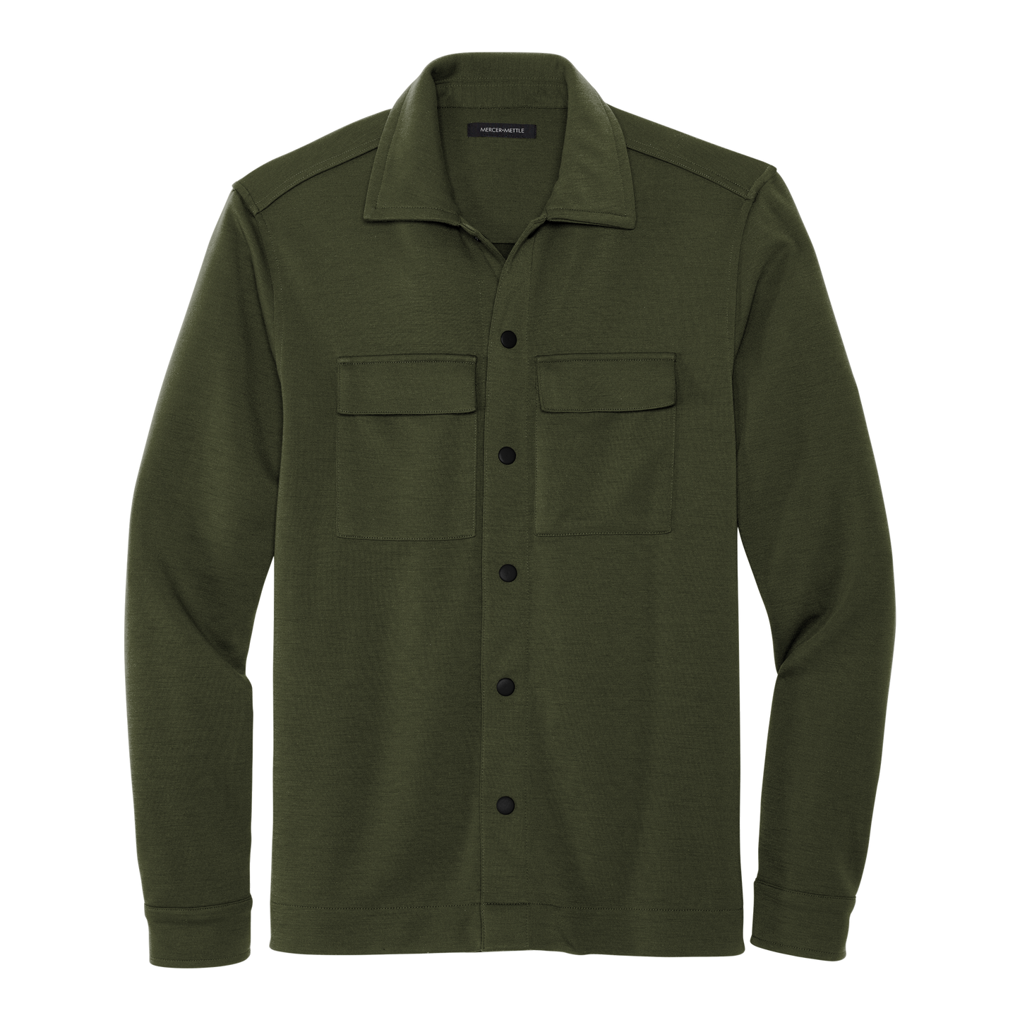 IB2526 Double-Knit Snap Front Jacket