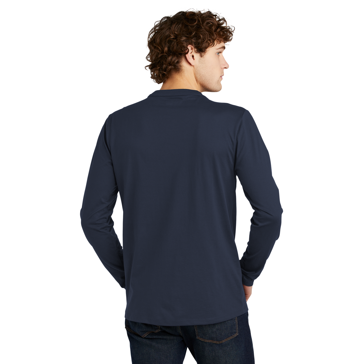 IB2407 Heritage Blend Long Sleeve Crew Tee