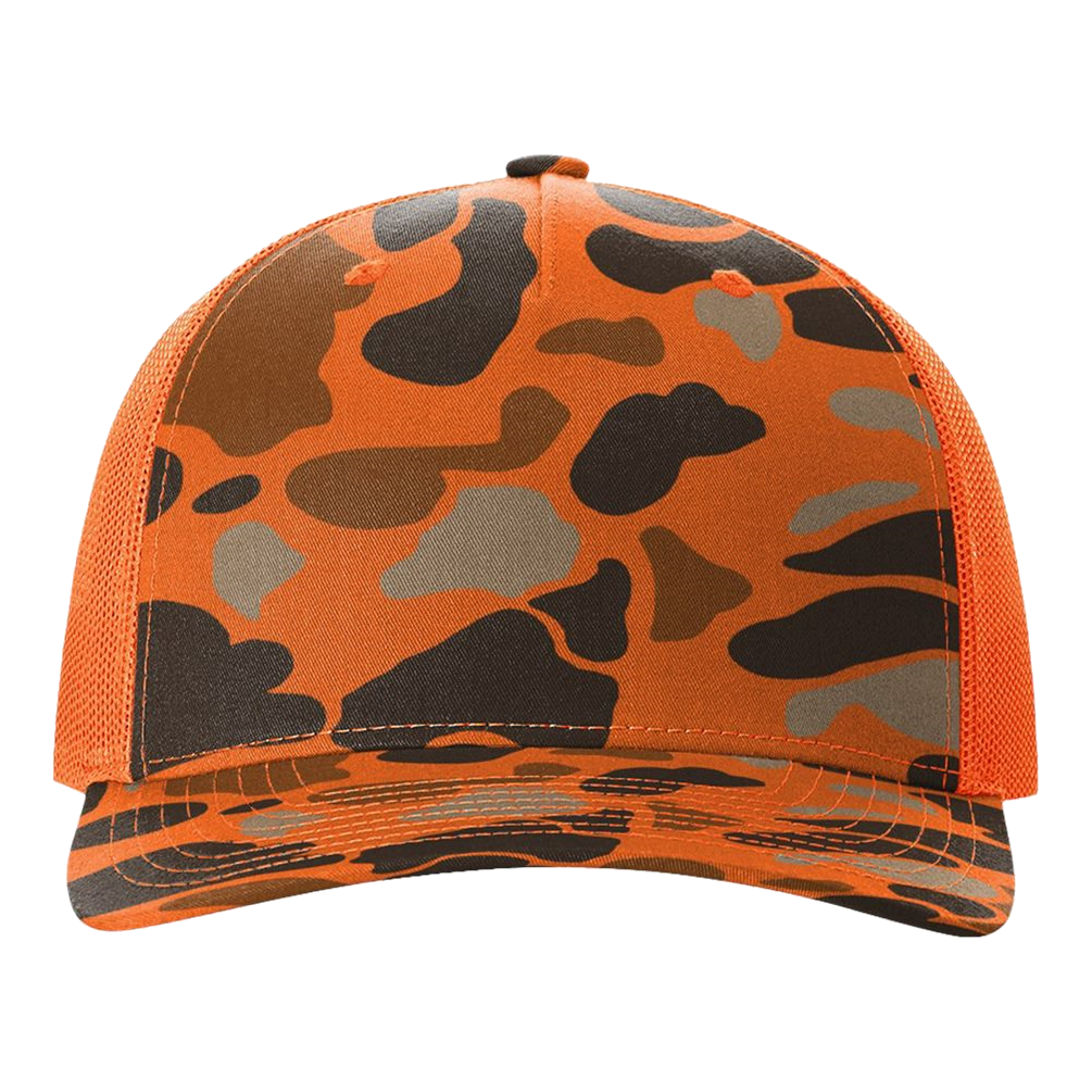 IB2415 Five-Panel Printed Trucker Cap