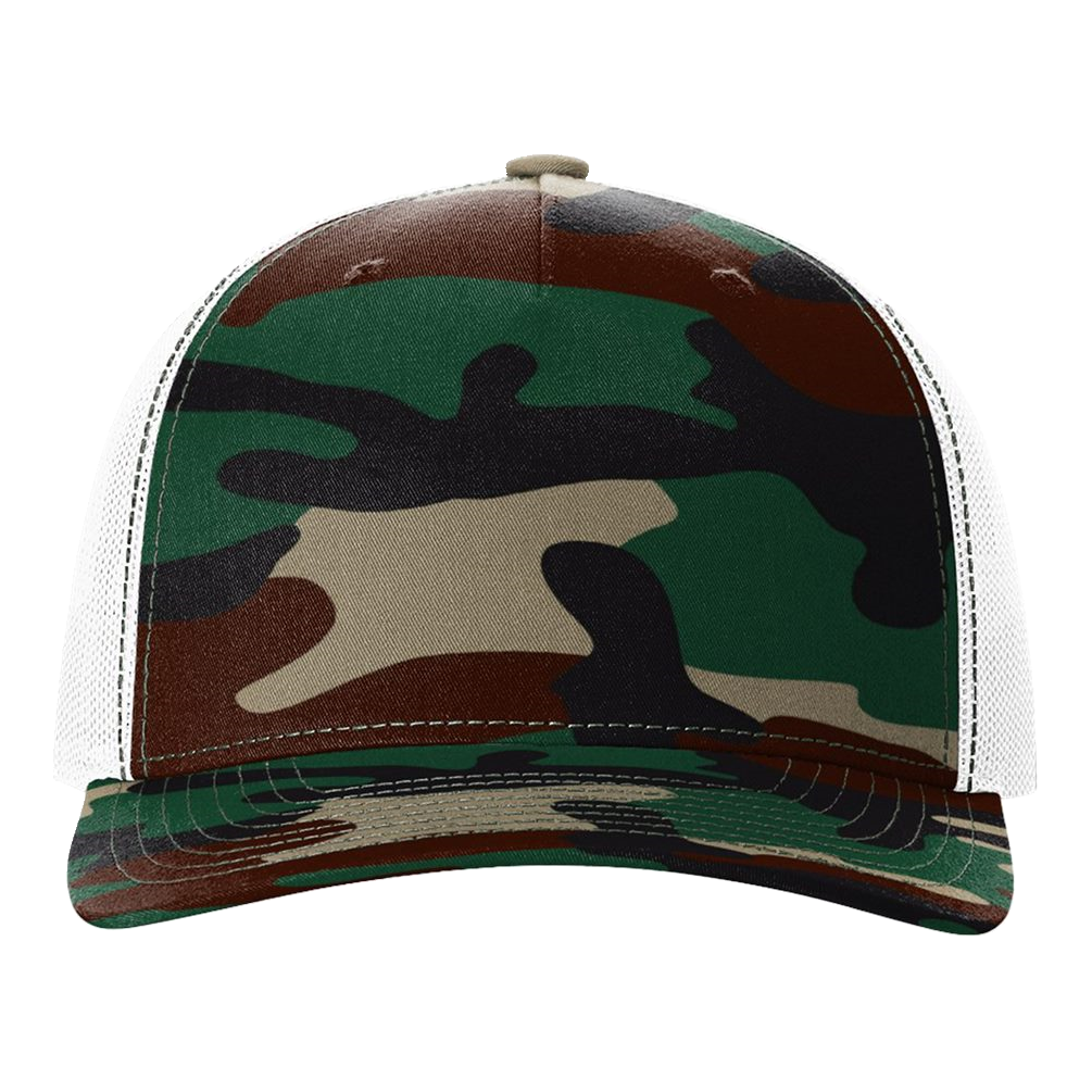 IB2415 Five-Panel Printed Trucker Cap