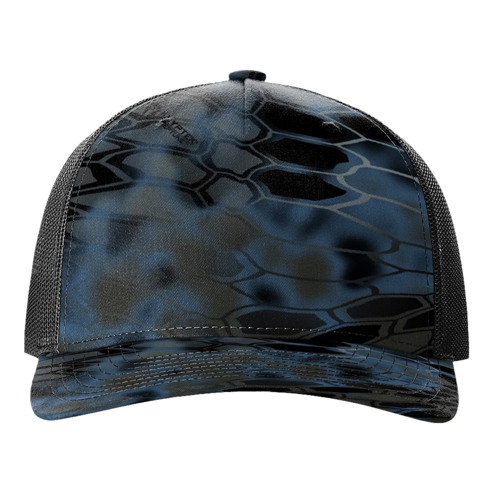 IB2415 Five-Panel Printed Trucker Cap