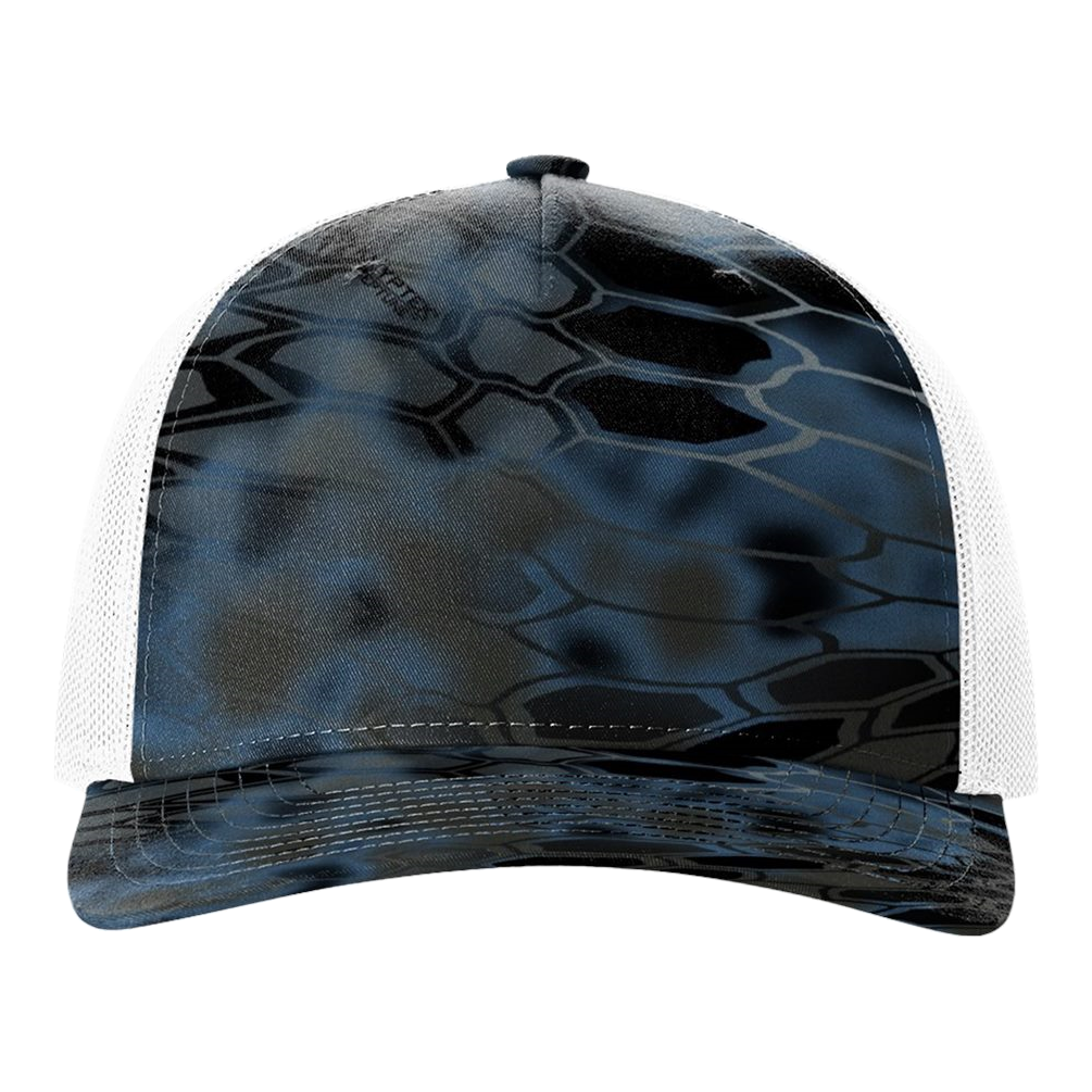 IB2415 Five-Panel Printed Trucker Cap