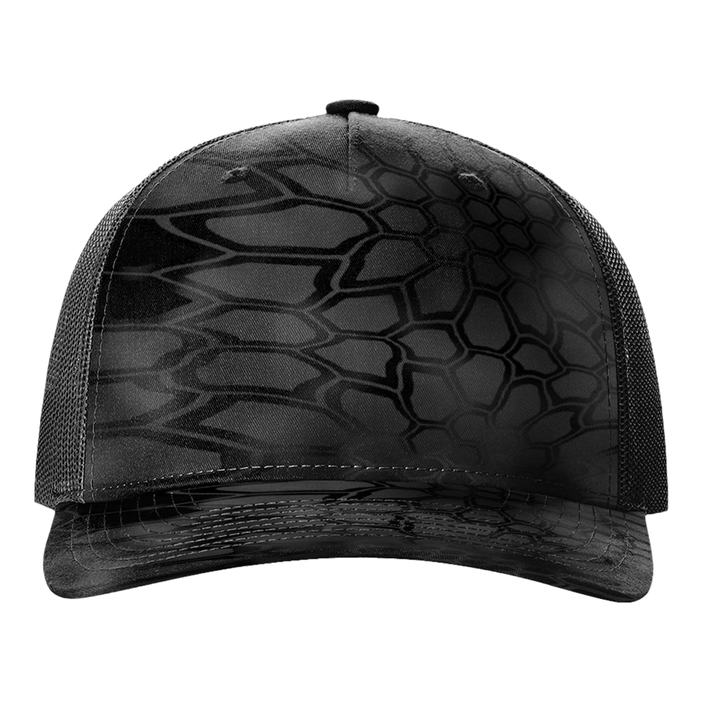 IB2415 Five-Panel Printed Trucker Cap