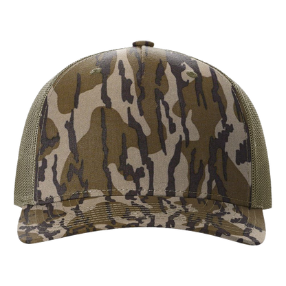 IB2415 Five-Panel Printed Trucker Cap