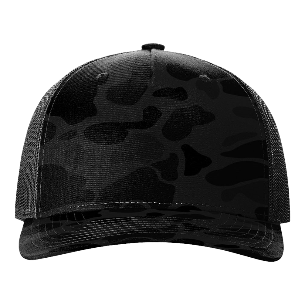 IB2415 Five-Panel Printed Trucker Cap