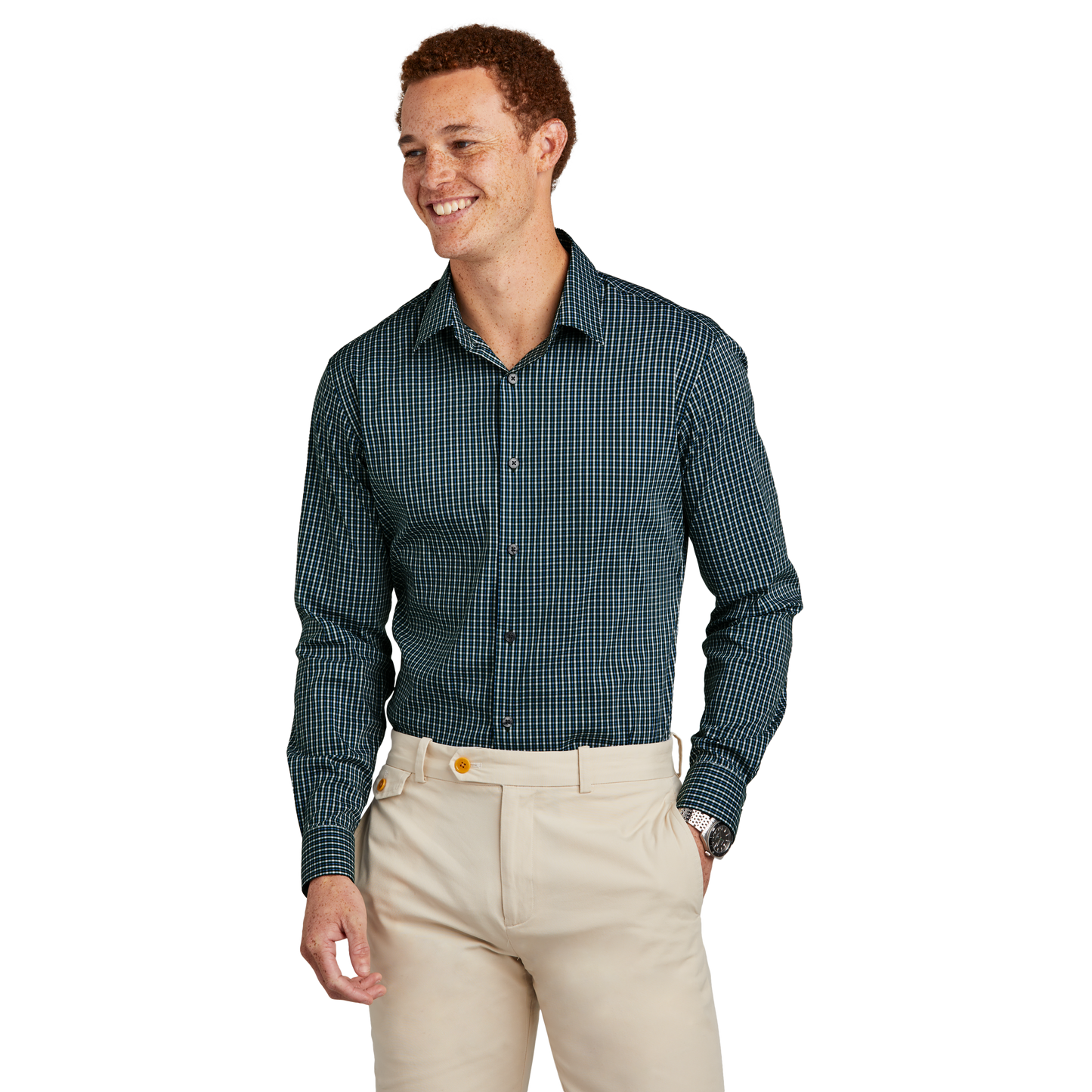IB2524 Tech Stretch Patterned Shirt