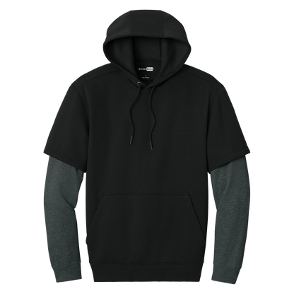 IB2605  Tough Fleece Layered Hoodie