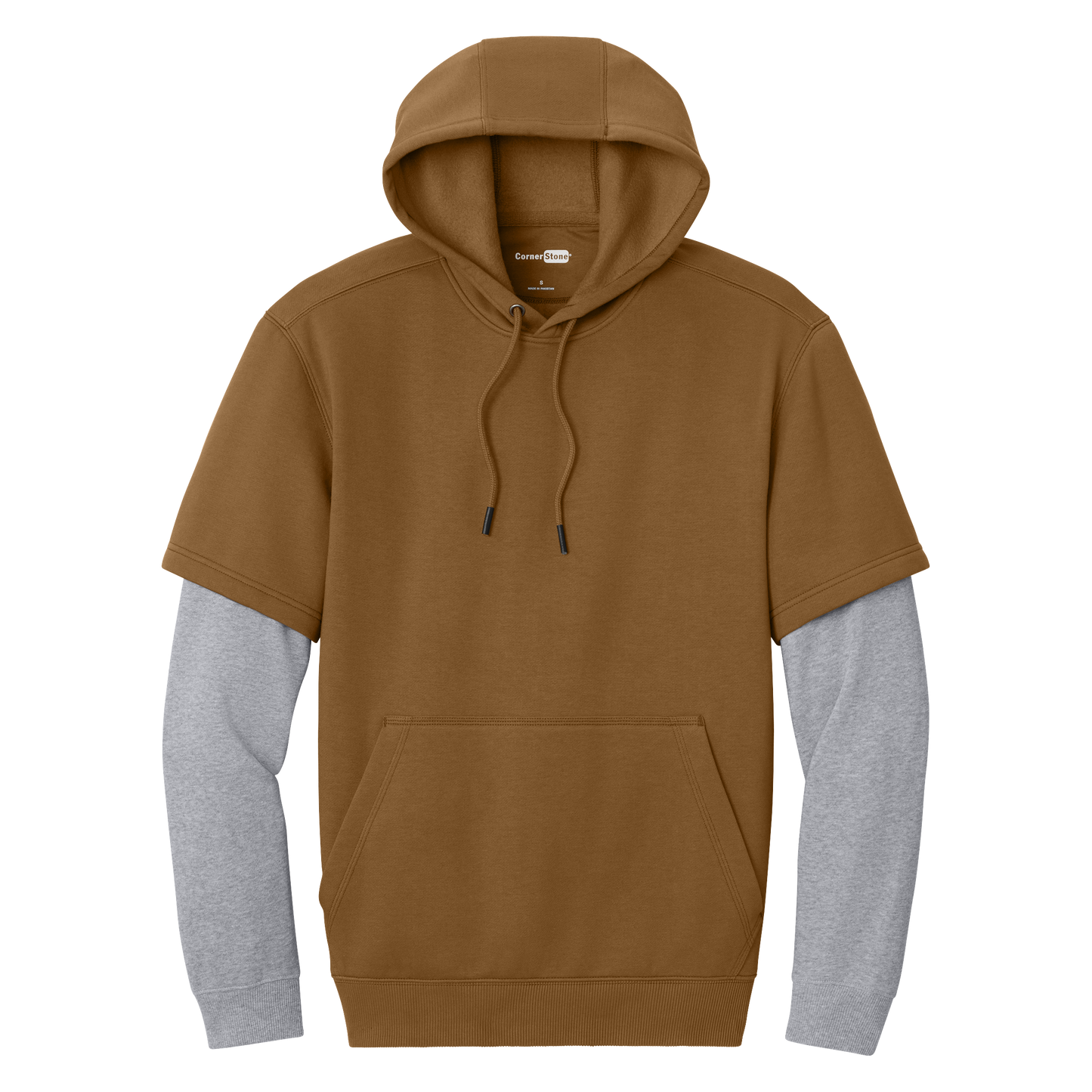 IB2605  Tough Fleece Layered Hoodie