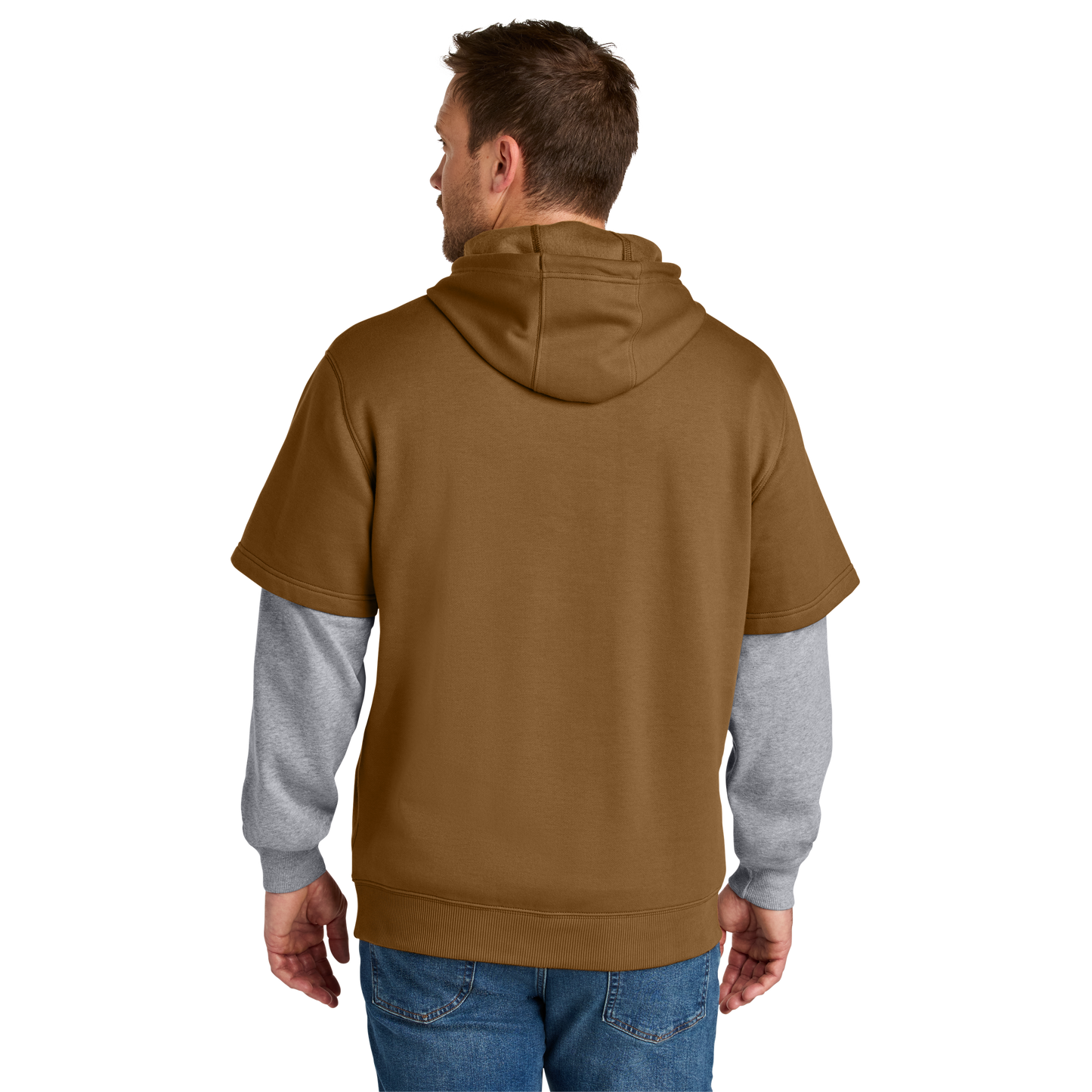 IB2605  Tough Fleece Layered Hoodie