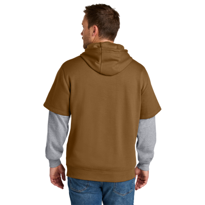 IB2605  Tough Fleece Layered Hoodie