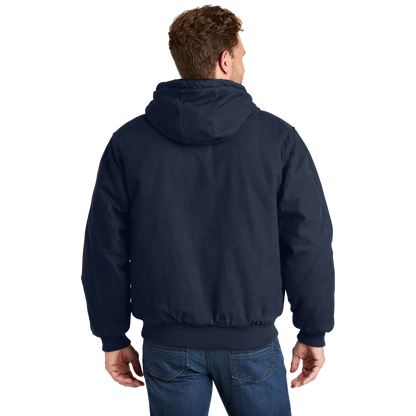 IB1502 Washed Duck Cloth Insulated Hooded Work Jacket