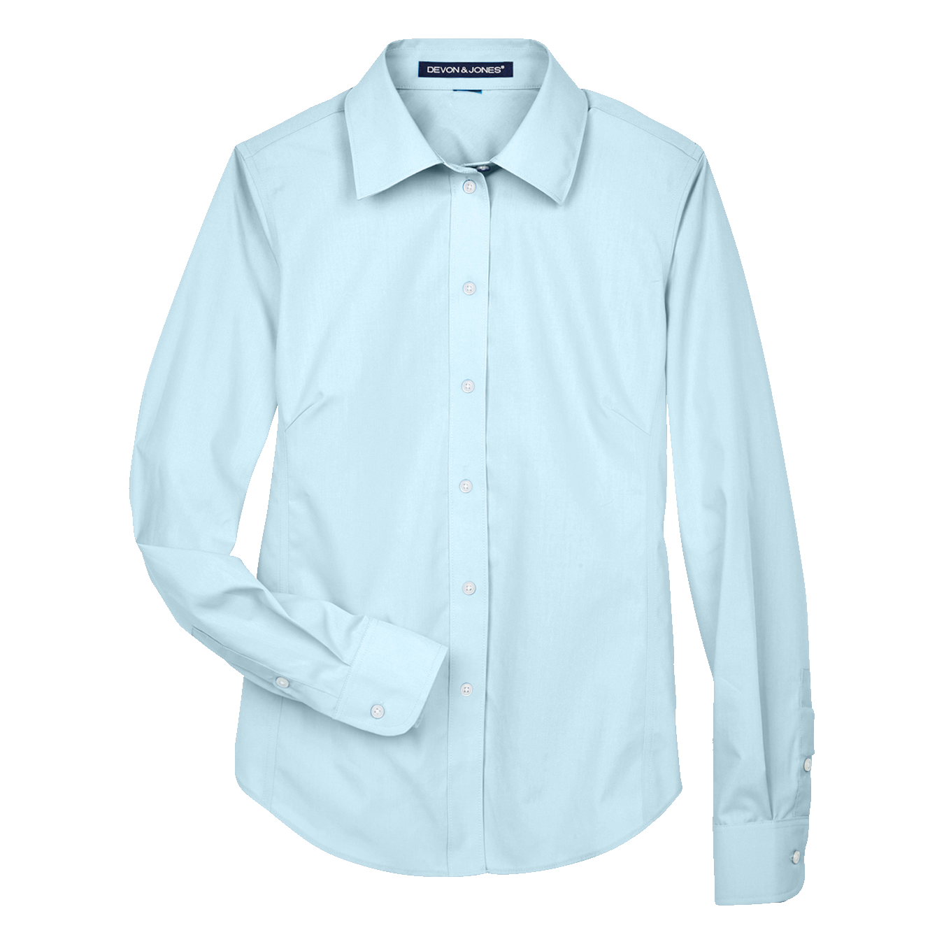 IB1708W Ladies Solid Broadcloth Shirt