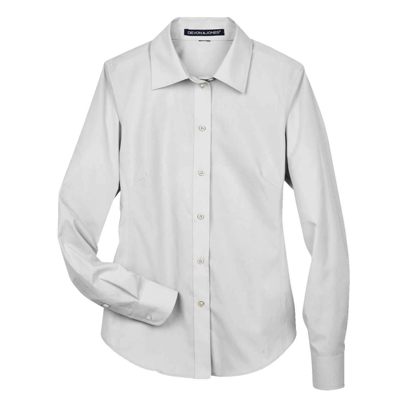 IB1708W Ladies Solid Broadcloth Shirt