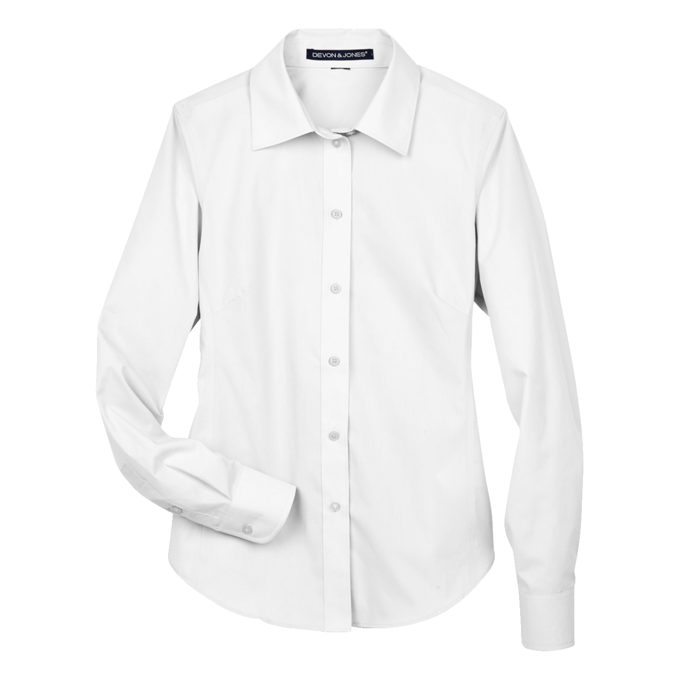 IB1708W Ladies Solid Broadcloth Shirt