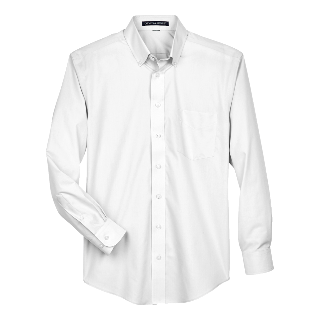 IB1708M Mens Solid Broadcloth Shirt