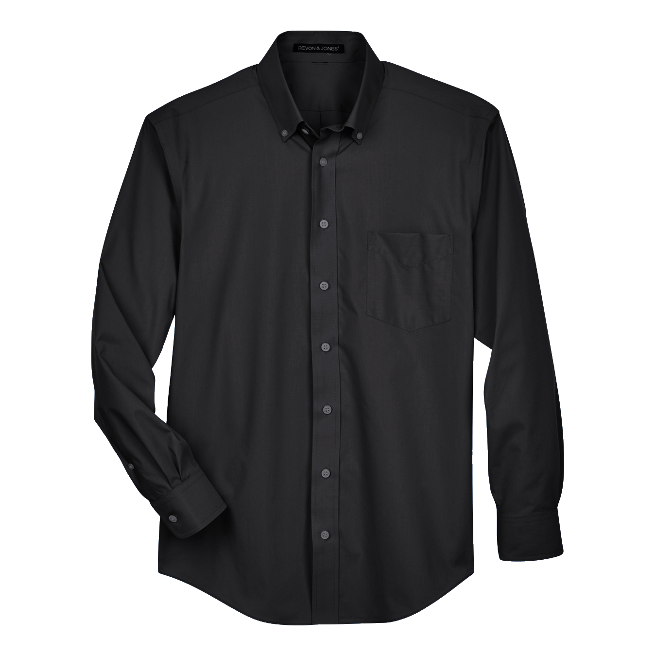 IB1708M Mens Solid Broadcloth Shirt