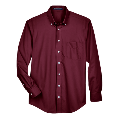 IB1708M Mens Solid Broadcloth Shirt