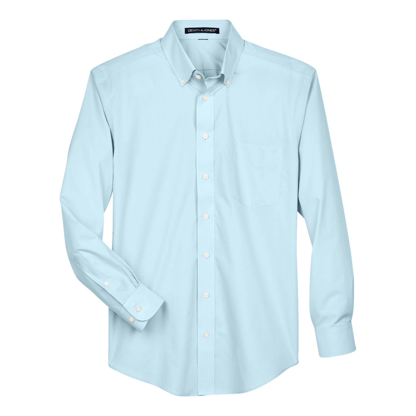 IB1708M Mens Solid Broadcloth Shirt