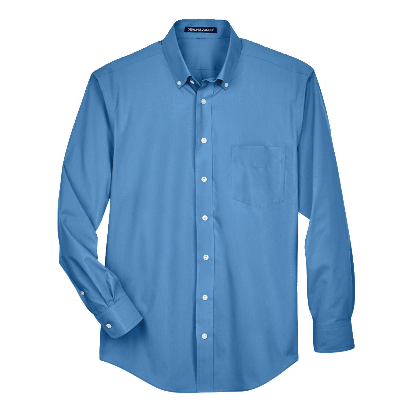 IB1708M Mens Solid Broadcloth Shirt