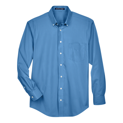 IB1708M Mens Solid Broadcloth Shirt