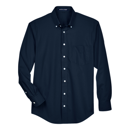 IB1708M Mens Solid Broadcloth Shirt