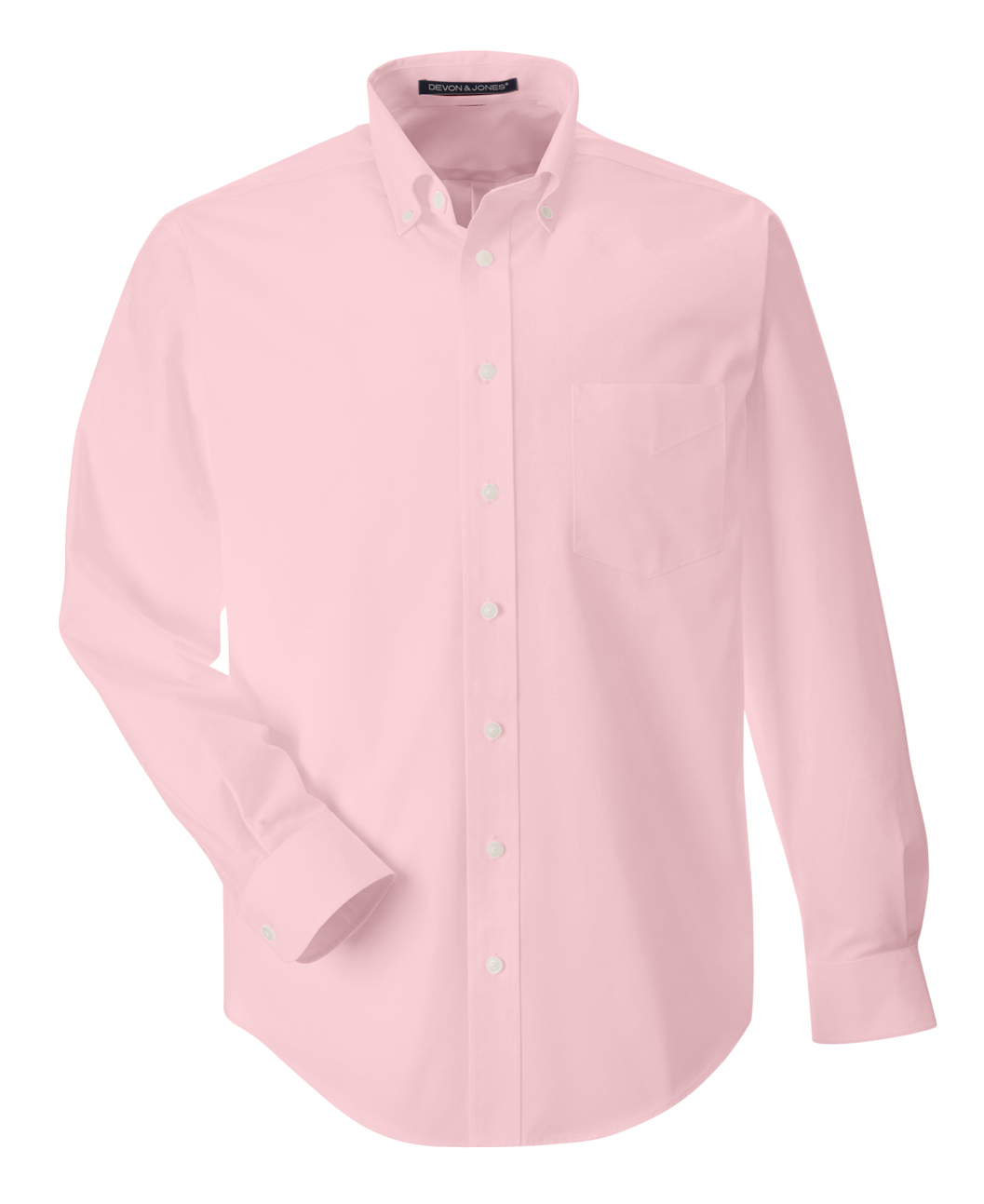 IB1708M Mens Solid Broadcloth Shirt