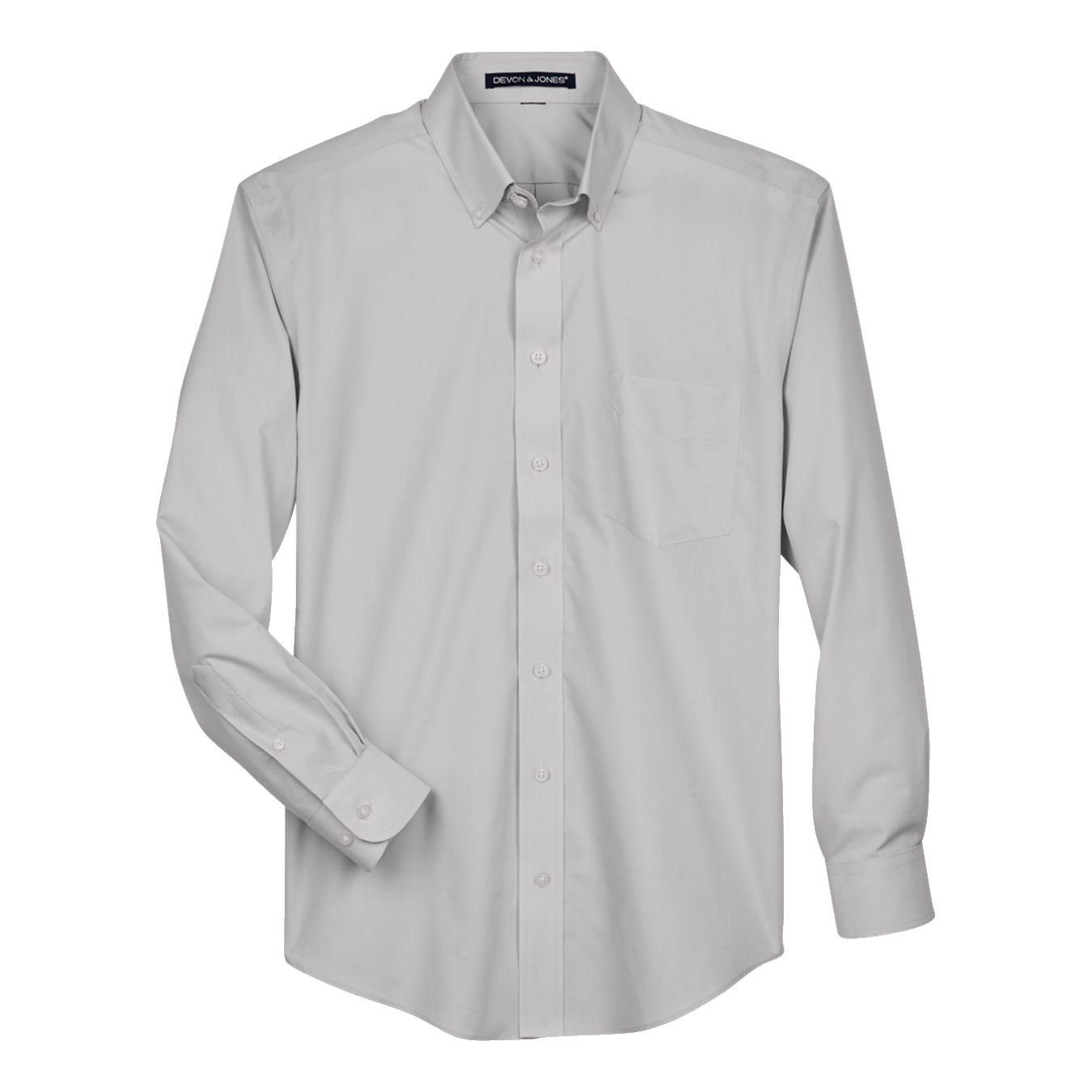 IB1708M Mens Solid Broadcloth Shirt