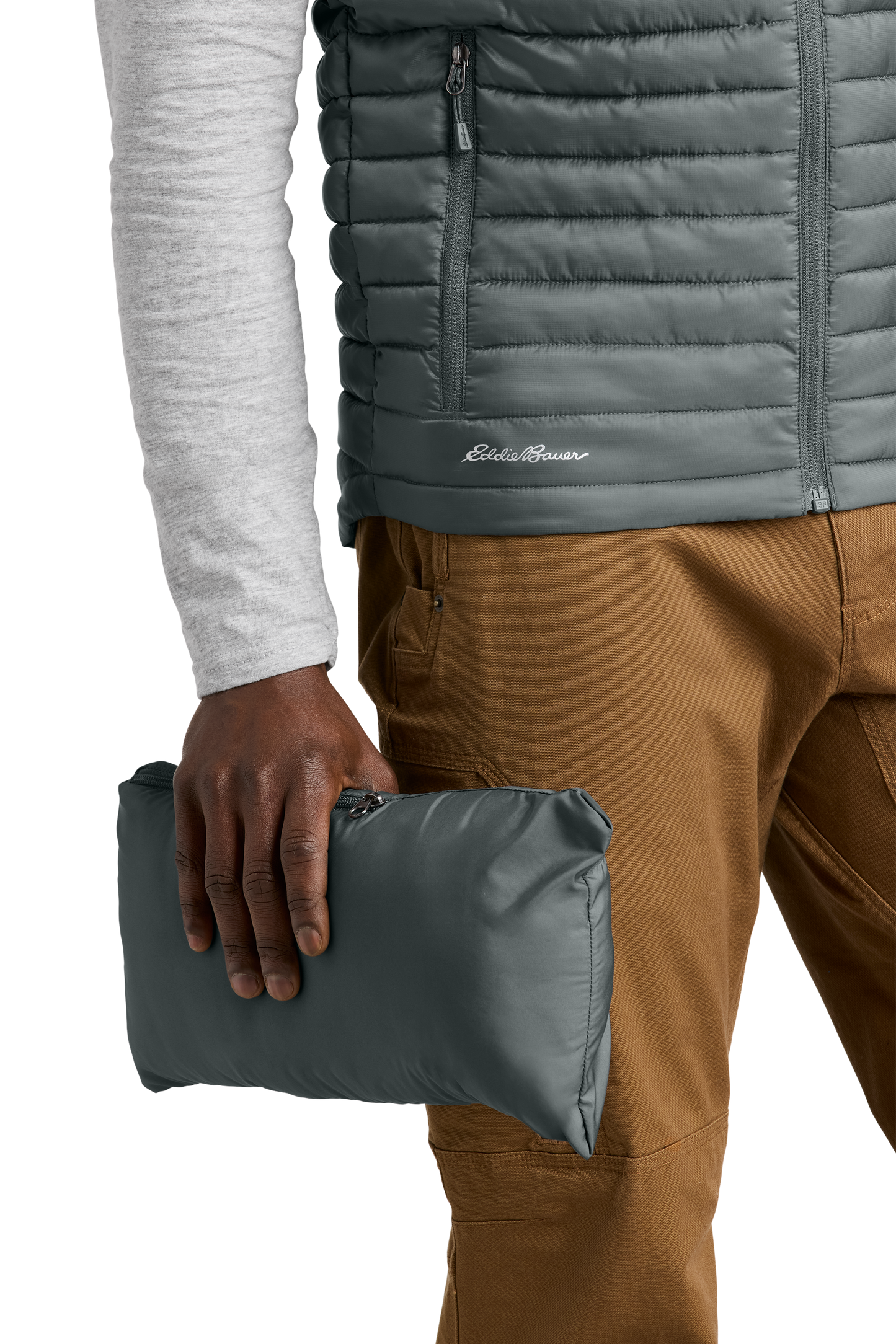 IB2418M Packable Quilted Vest