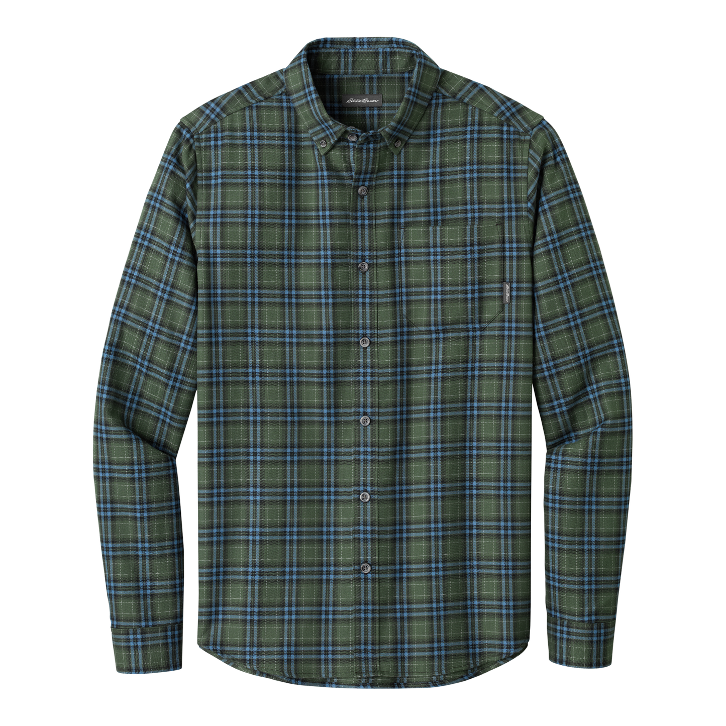 IB2417 Long Sleeve Favorite Flannel Plaid Shirt