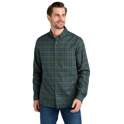 IB2417 Long Sleeve Favorite Flannel Plaid Shirt