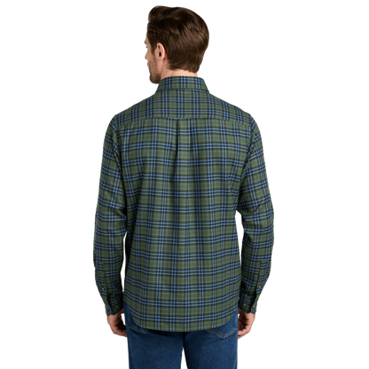 IB2417 Long Sleeve Favorite Flannel Plaid Shirt