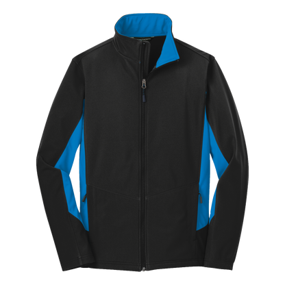 IB1606M Mens Core Colorblock Soft Shell Jacket