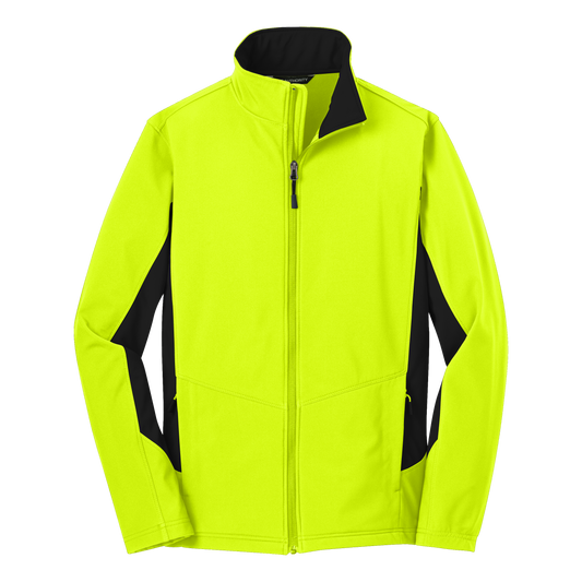 IB1606M Mens Core Colorblock Soft Shell Jacket