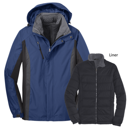 IB1605M Mens Colorblock 3-in-1 Jacket