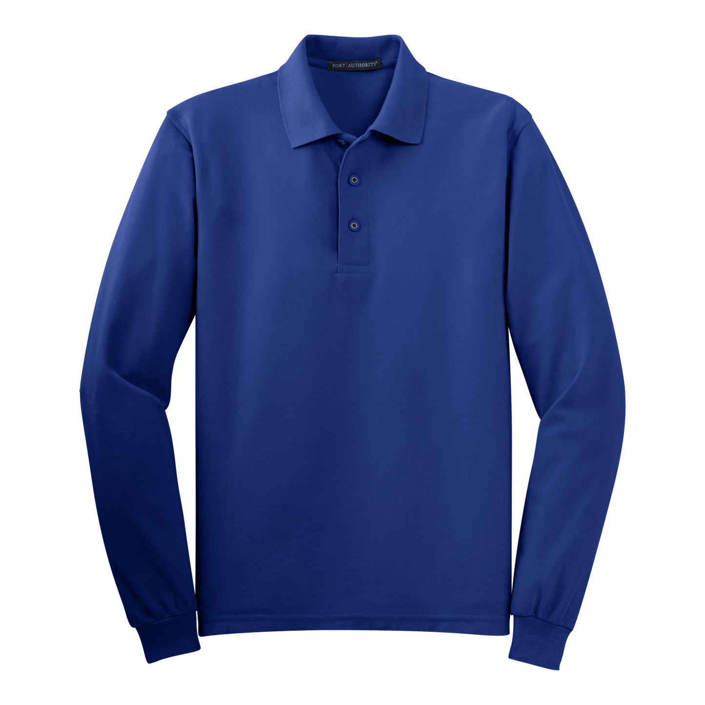 IB1405MLS Mens Silk Touch Long Sleeve Polo