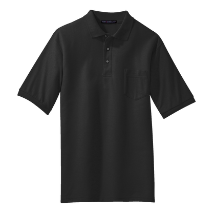 IB1405MP Mens Pocket Silk Touch Short Sleeve Polo