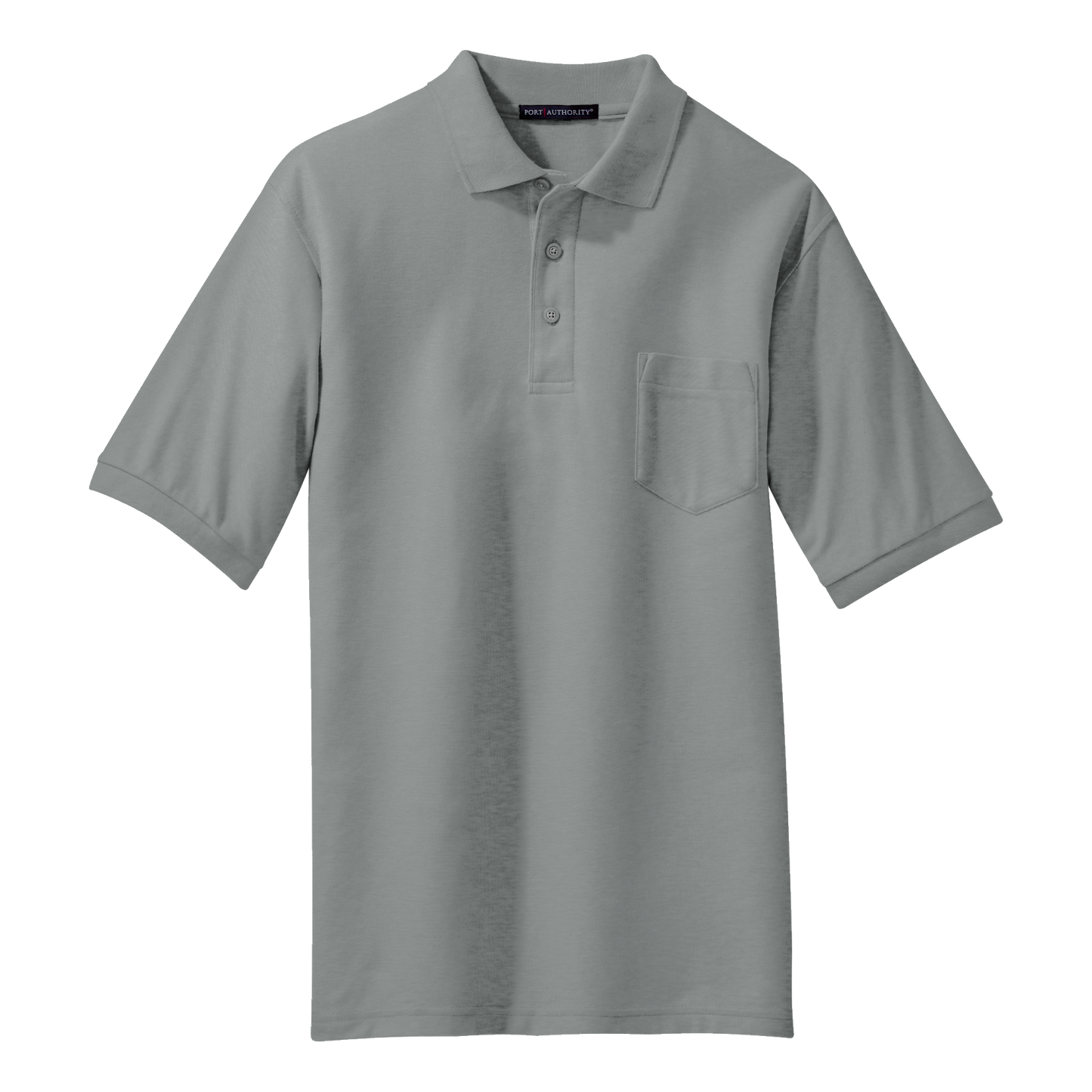 IB1405MP Mens Pocket Silk Touch Short Sleeve Polo