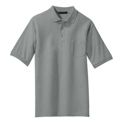 IB1405MP Mens Pocket Silk Touch Short Sleeve Polo