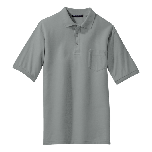 IB1405MP Mens Pocket Silk Touch Short Sleeve Polo