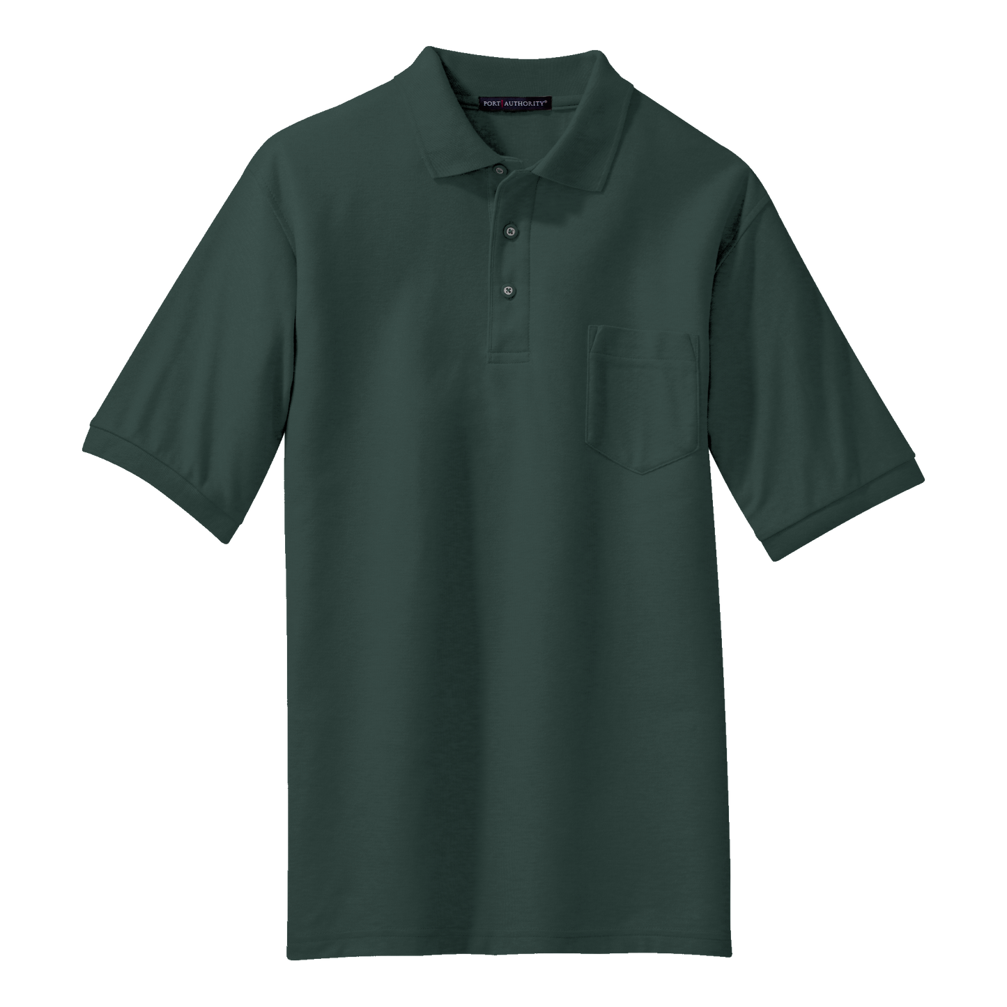 IB1405MP Mens Pocket Silk Touch Short Sleeve Polo