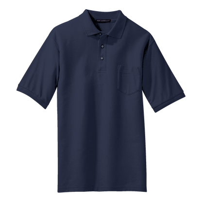 IB1405MP Mens Pocket Silk Touch Short Sleeve Polo