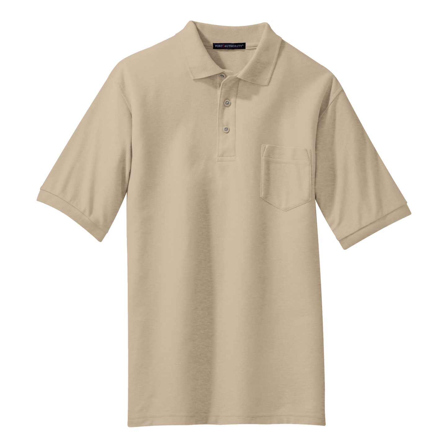 IB1405MP Mens Pocket Silk Touch Short Sleeve Polo