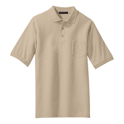 IB1405MP Mens Pocket Silk Touch Short Sleeve Polo