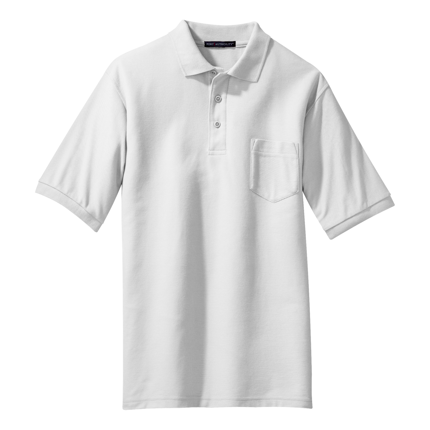 IB1405MP Mens Pocket Silk Touch Short Sleeve Polo