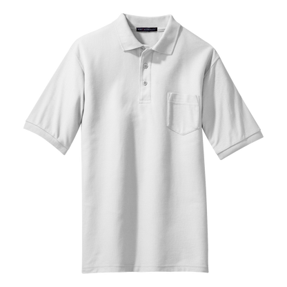 IB1405MP Mens Pocket Silk Touch Short Sleeve Polo